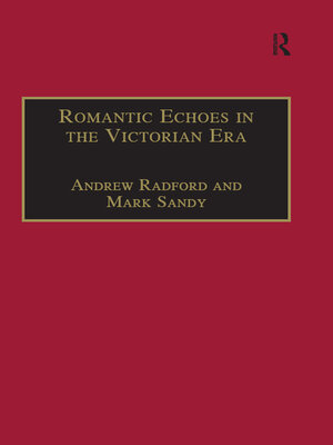 cover image of Romantic Echoes in the Victorian Era